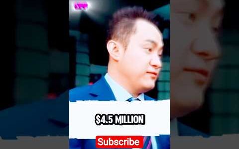 Justin Sun Paid $4.5 Million #JustinSun #CryptoNews #Bitcoin #Blockchain #Cryptocurrency #Crypto2026