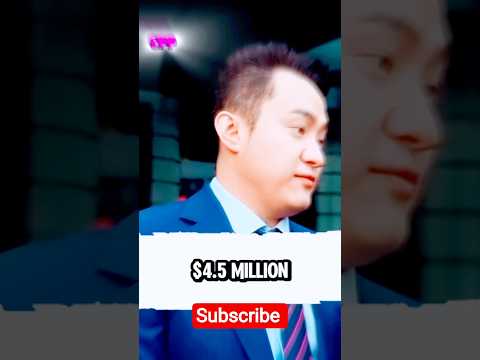 Justin Sun Paid $4.5 Million #JustinSun #CryptoNews #Bitcoin #Blockchain #Cryptocurrency #Crypto2026