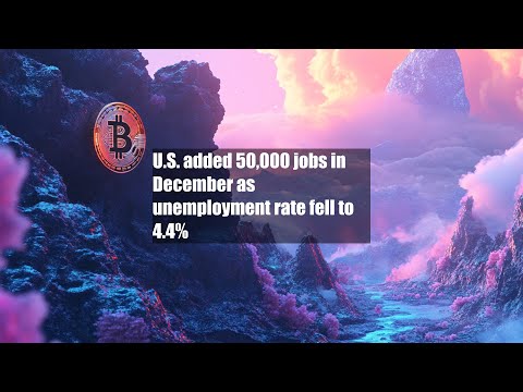 U.S. added 50,000 jobs in December as unemployment rate fell to 4.4%
