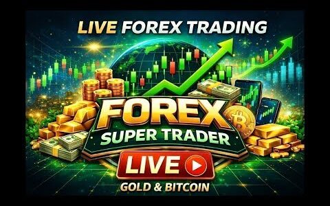 LIVE FOREX TRADE | GOLD & BITCOIN ANALYSIS | JAN 22 | DAY 22 | Forex Super Trader