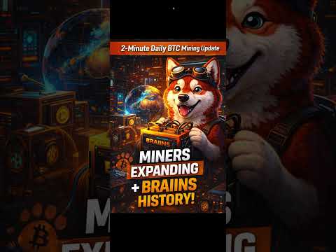2 Minute Daily Bitcoin Mining Update - 26 February’26 - diff adjust, 600 MW mining farms, & Braiins!