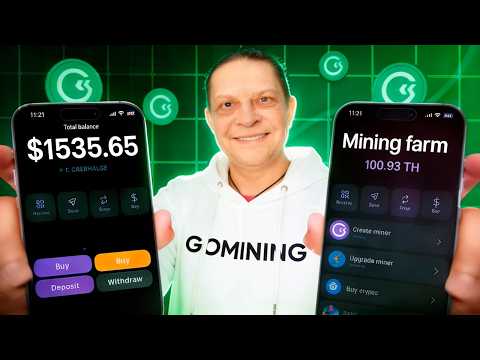 Bitcoin Cloud Mining on Your Phone in 2026 with GoMining – Real Test