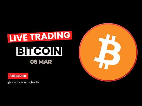 Bitcoin Live Trading || Crypto Live Trading || 06 MAR || Vivek Yadav #bitcoin #crypto #gold