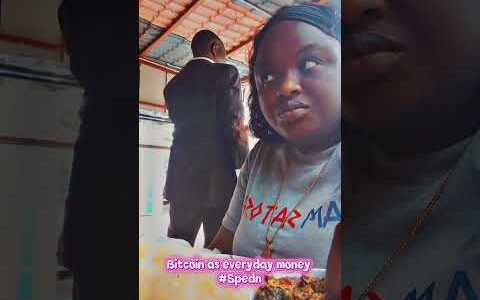 Proof that Bitcoin is everyday money #bitcoin #spedn #bitcoinlover #food