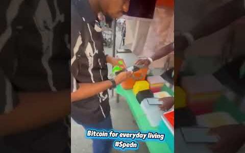Proof that Bitcoin is everyday money #bitcoin #spedn #bitcoinlover