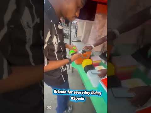 Proof that Bitcoin is everyday money #bitcoin #spedn #bitcoinlover