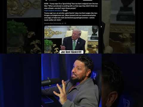 Joe Kent Rücktritt! #usa #israel #iran #warzone #krieg #geopolitik #bitcoin #news #subscribe #crypto