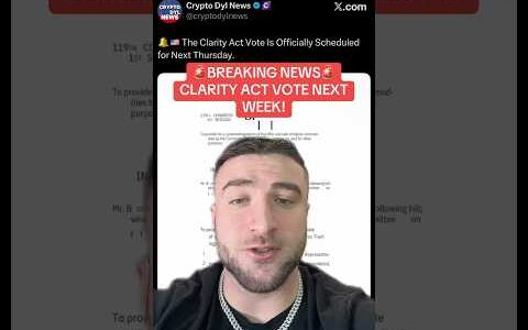 BREAKING NEWS CRYPTO CLARITY ACT! #breakingnews #crypto #cryptocurrency #bitcoin #btc #xrp #xrpnews