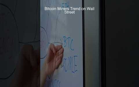 Bitcoin Miners Trend on Wall Street #btc #bitcoin #finance  #notadvice #news #markets #crypto