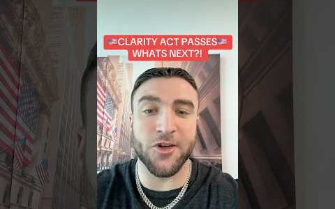 BREAKING NEWS CLARITY ACT ADVANCES! WHATS NEXT? #crypto #cryptocurrency #xrp #bitcoin #btc #trading