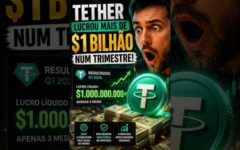 A Tether lucrou MAIS DE 1 BILIÃO 😳