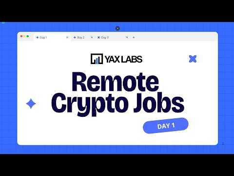 REMOTE CRYPTO JOBS | DAY 1