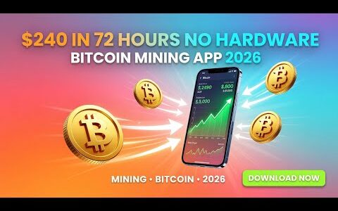 Found This Bitcoin Mining App — $240 in 72 Hours (No Hardware)