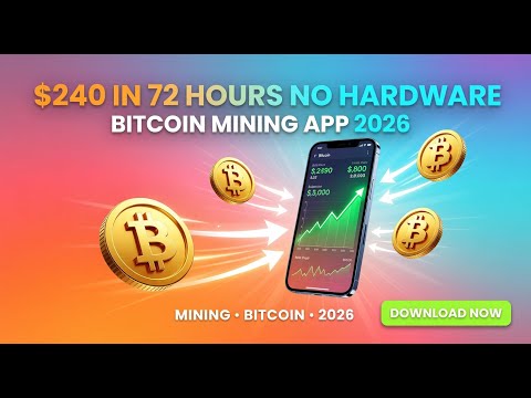 Found This Bitcoin Mining App — $240 in 72 Hours (No Hardware)
