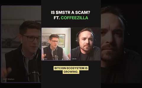 Is $MSTR a Scam? ft. Coffeezilla #truenorthpartner #bitcoin #coffeezilla