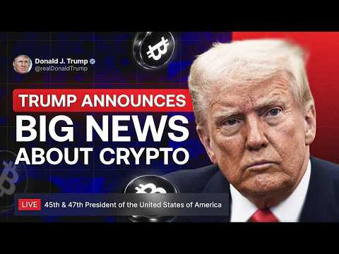 LIVE: Trump Makes Important Announcement About Crypto! This Speech Will Change the Crypto Industry