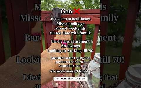 Comment ‘time’ for more info! #makemoneyonline #genx #workfromhome #healthcareworkers #exhausted