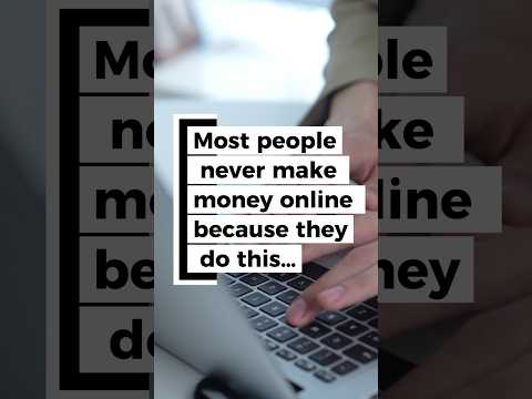 Most people fail because they overthink. #makemoneyonline #sidehustle #shorts #business #success