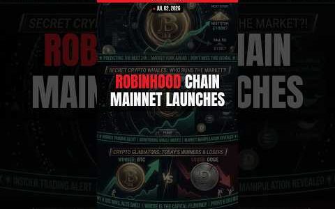BREAKING: Robinhood Chain Mainnet Launches — Crypto News Jul 02, 2026