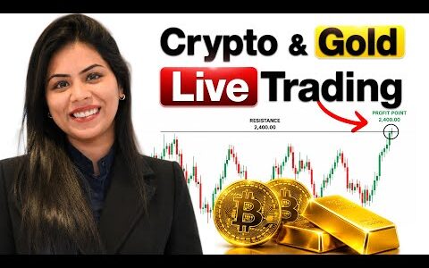 🔴 LIVE | Gold & Bitcoin Live Trading | XAUUSD & BTCUSD Analysis | Trading Mentor #LiveTrading