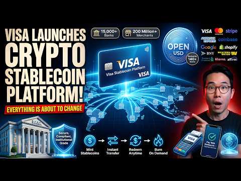 Visa Launches Crypto Stablecoin Platform For 200 Million Merchants — Everything Is About To Change