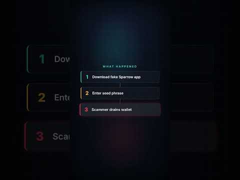 Your crypto could vanish by a fake app #Shorts