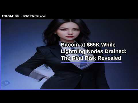 Bitcoin at $65K While Lightning Nodes Drained: The Real Risk Revealed