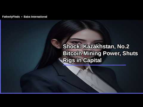 Shock: Kazakhstan, No.2 Bitcoin Mining Power, Shuts Rigs in Capital