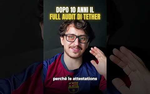 Dopo 10 ANNI, FULL AUDIT su TETHER… #audit #crypto #tether #news #bitcoin #shorts