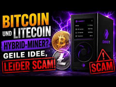 Bitcoin und Litecoin Hybrid-Miner? Geile Idee, leider Scam!