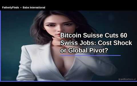 Bitcoin Suisse Cuts 60 Swiss Jobs: Cost Shock or Global Pivot?