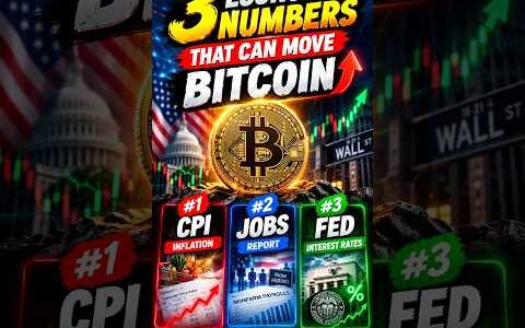 3 Economic Numbers That Can Move Bitcoin 🚨 | CPI, Jobs & Fed