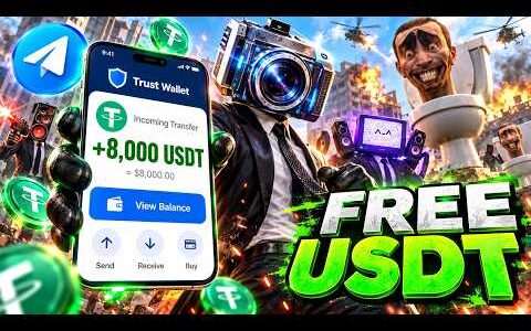 Skibidi Toilet Knows About Making Money Online?! 🔥  I Tested the Free USDT Claim