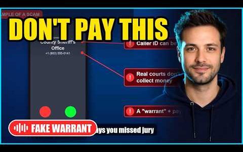 "You Missed Jury Duty" Calls Are a Scam (The Bitcoin ATM Trap)