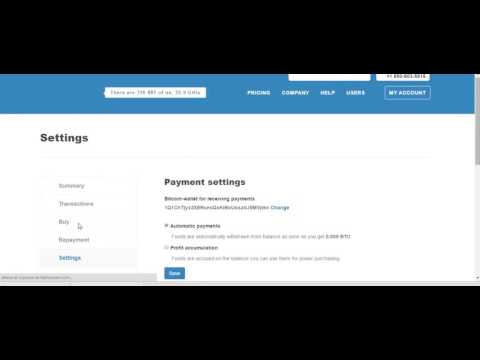 Bitcoin HashOcean nuage minière 2016