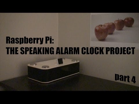 Raspberry Pi: Make a Speaking Alarm clock WEATHER + NEWS + BITCOIN