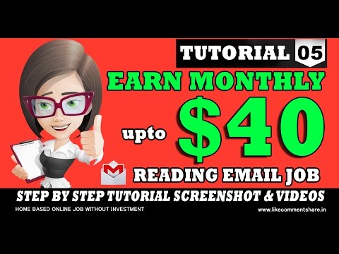 How to Make Money Online with Youromail Reading Email Job Without investment Tamil Tutorials Part-5