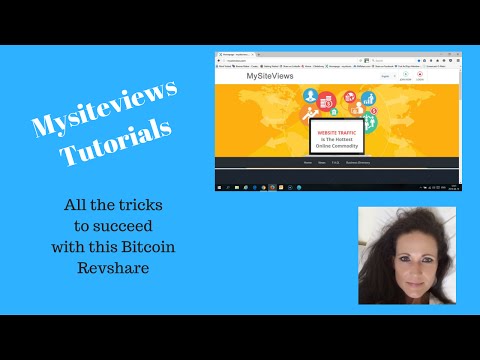 Mysiteviews Bitcoin Revshare - How to Withdraw out of MSV - with Dale Hodgson