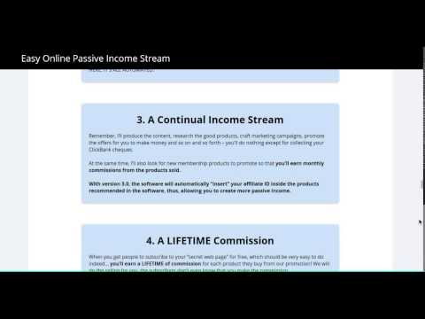 Make Online Passive Residual Income Money Easy Commissions