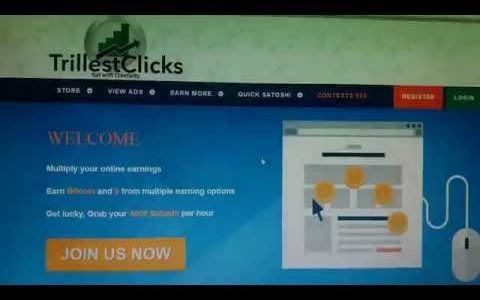 Make Money Online With Website Using Pay Per Click (trillestclick) and register