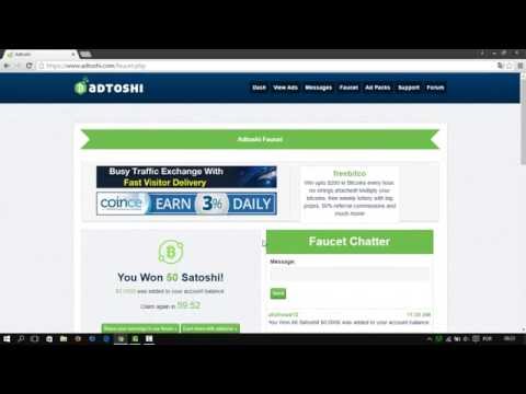 Adtoshi Pagando, melhor faucet Bitcoin! (virou SCAM)