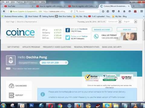 How to register with Coince account, How to make money online 2016
