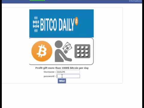 bitcodaily Earn bitcoin 1000$=1.52832 btc New hack bitcodaily شرح