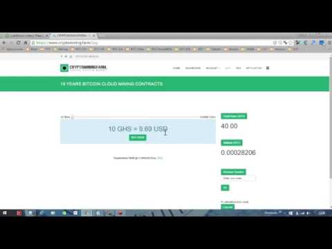 Cryptomining.farm BONUS 10 GHS New Mining Bitcoin
