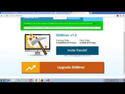 BitMiner: Earn Bitcoin for free Update BitMiner to earn more. SCAM site