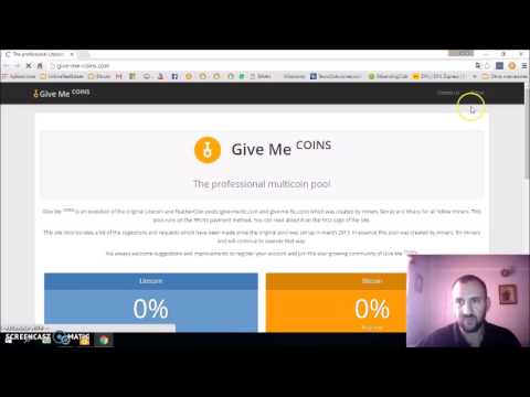 Give Me Coins - Bitcoin mining from Windows 10