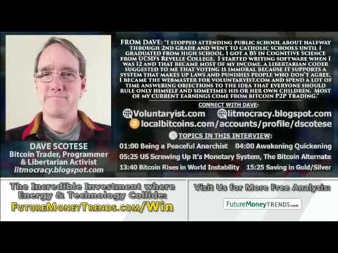 Holding Your Wealth 1/3 each in Gold, Silver & Bitcoin - Dave Scotese, Bitcoin Trader