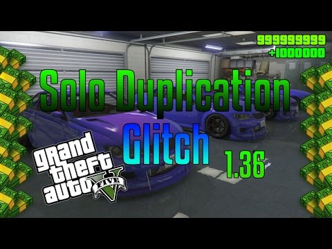 GTA 5 Online - SOLO Unlimited Money Glitch After Patch 1.36! (Solo Car Duplication! All Consoles)