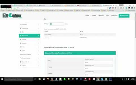 Bitcoin cloud mining  BiteMiner   Overview service