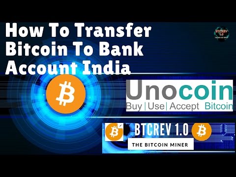 How To Transfer Bitcoin To Bank Account India